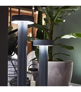 4 Light Outdoor Bollard Light Anthracite IP44 - 2