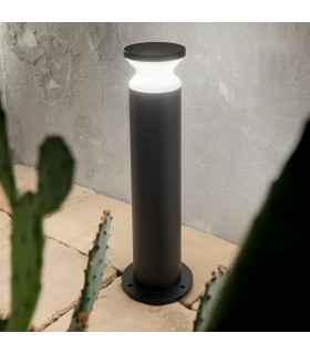 1 Light Bollard Light Black IP44 - 2