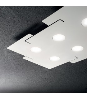 6 Light Ceiling Light White - 2