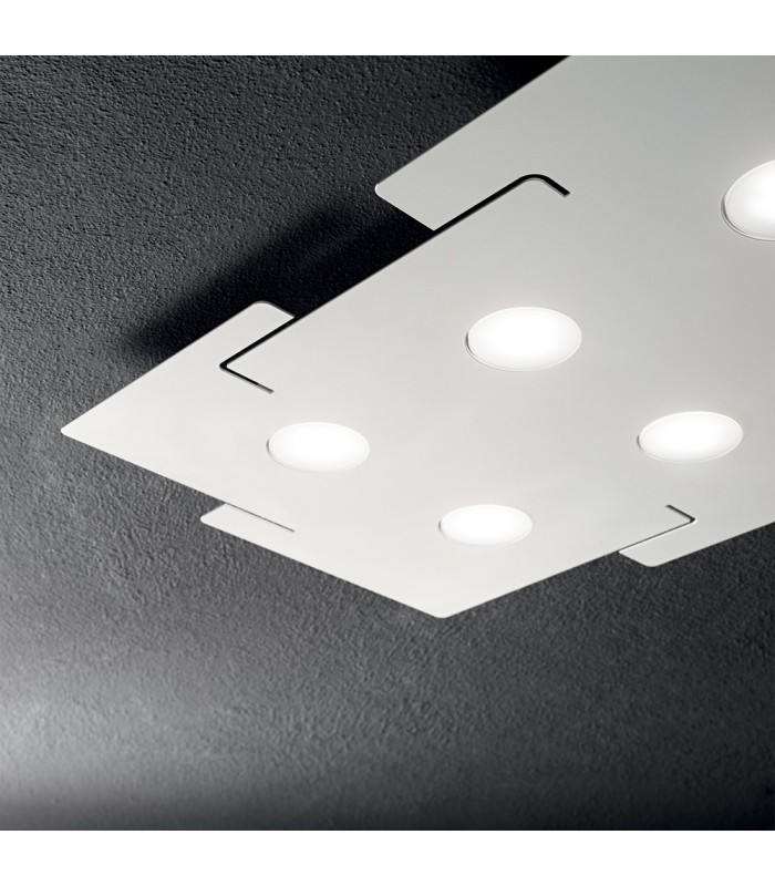 6 Light Ceiling Light White - 2