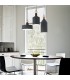 3 Light Cluster Ceiling Pendant Black - 2