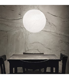 Indoor Globe Ceiling Pendant Lamp 1 Light White, E27 - 2