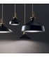 Indoor Dome Ceiling Pendant Lamp 1 Light Black, E27 - 2