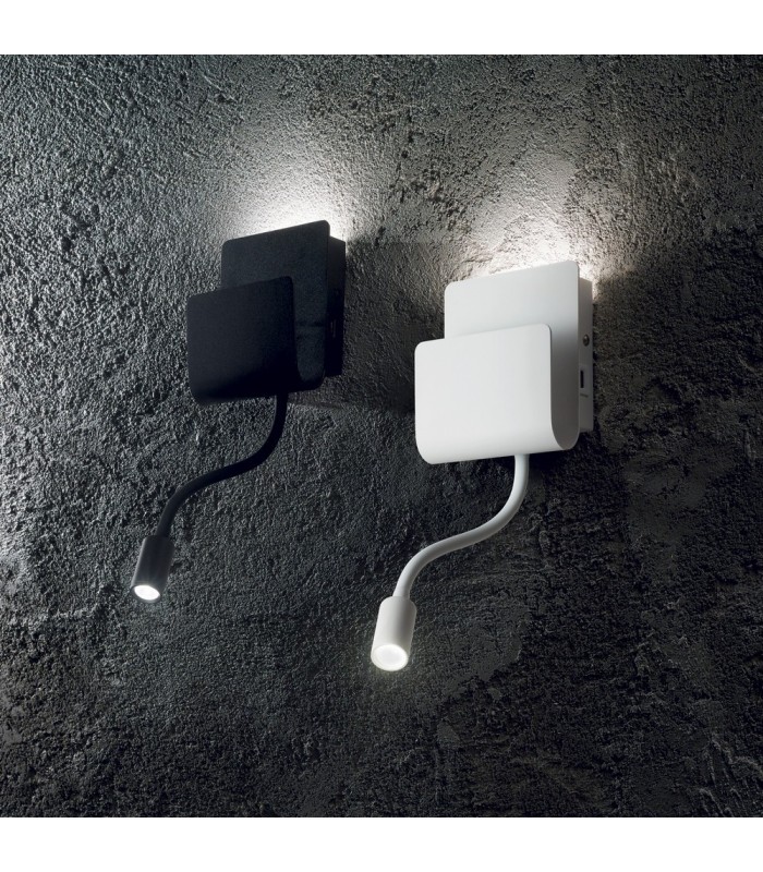 Integrated LED Indoor Reading Wall Lamp 1 Light White 3000K - 2