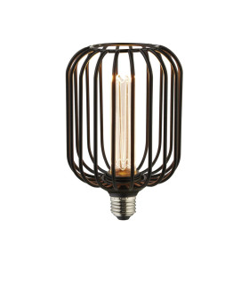 Drum Wire Lamp Black Metal-1