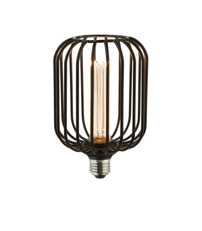 Drum Wire Lamp Black Metal-1