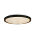 Satellite LED Flush Light Black with Star Effect Diffuser-1