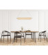 Capsule LED Convertible Celling Pendant Satin Brass Metal and Acryl-4