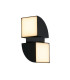 Dakota LED Outdoor Up Down Wall Lamp Black-1
