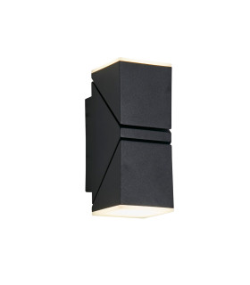 Montana LED Outdoor Up Down Wall Lamp Black-1