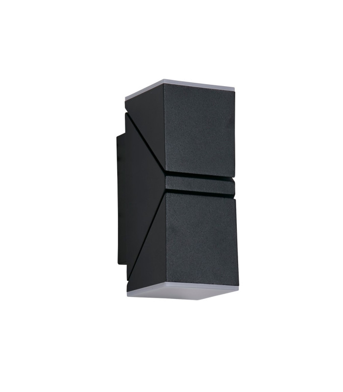 Montana LED Outdoor Up Down Wall Lamp Black-2