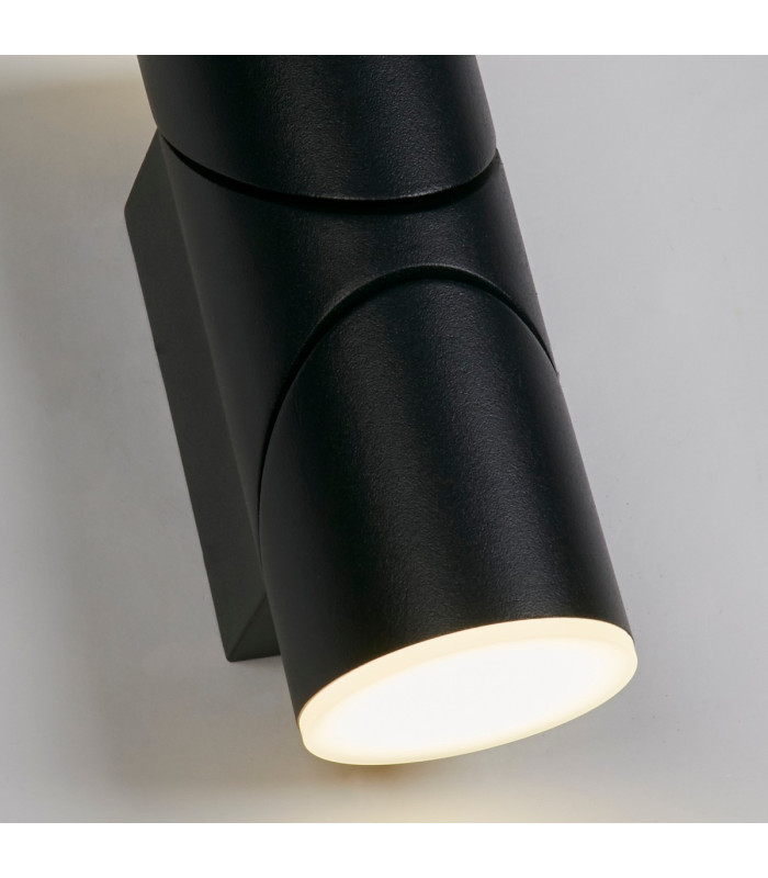 Soho LED Outdoor Up Down Wall Lamp Black-3