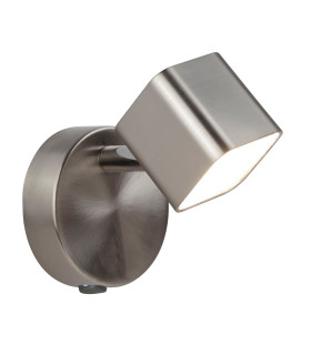 Quad Spotlight Wall Lamp Satin Silver Metal-1