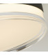 Cyprus LED Flush Light Black Metal and Clear Acrylic-3