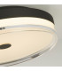 Cyprus LED Flush Light Black Metal and Clear Acrylic-3