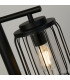 Reed 1 Light Post Light Black Metal and PC Shade-3
