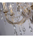 Utah Outdoor 8 Light Chandelier Gold & Crystal-3