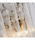 Heritage 2 Light Wall Lamp Gold Metal and Clear Glass Drops-3
