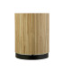Meadow 1 Light Wall Lamp Natural Grass Shade and Black Metal-2