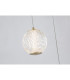 Allure 5 Light Cluster Light-Drop Celling Pendant Satin Brass & Clear Acrylic-3