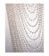 Swoop 10 Light Celling Pendant Satin Brass & Clear Crystal-3