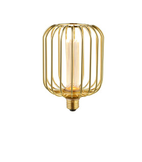 Drum Lamp Gold Metal