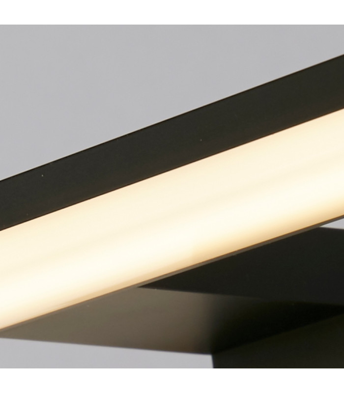 Kos LED Bathroom Mirror Wall Light Black-3