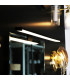 Kos LED Bathroom Mirror Wall Light Black-4