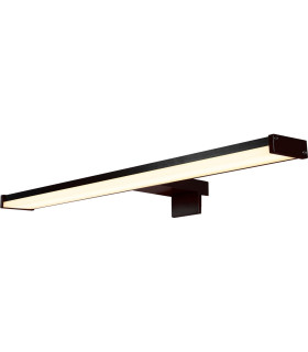 Kos LED Bathroom Mirror Wall Light Black-1