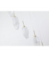 Rocky 8 Light Cluster Light Drop Celling Pendant Satin Brass Metal & Glass-3