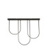 Chime LED Flush Light Ceiling Light Matt Black Metal-2