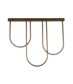 Chime LED Flush Light Bronze Metal-2