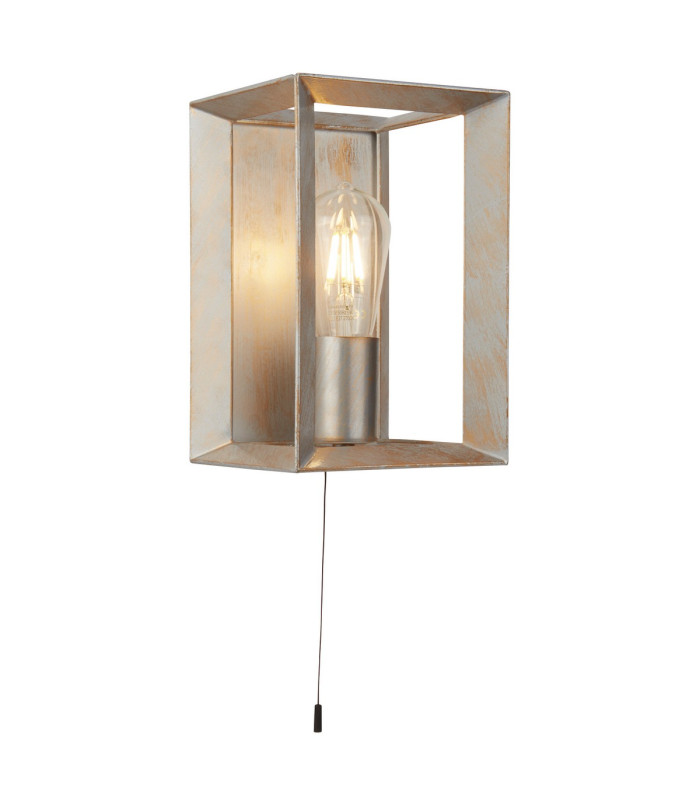 Heaton Wall Lamp Brushed Gold/Silver Metal-1