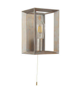 Heaton Wall Lamp Brushed Gold/Silver Metal-2