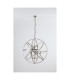 Orbit 8 Light Spherical Celling Pendant Antique Brass Metal-2