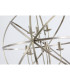 Orbit 8 Light Spherical Celling Pendant Antique Brass Metal-3