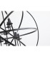 Orbit 8 Light Spherical Celling Pendant Matt Black Metal-3