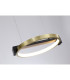 Aerial 3 Light LED Bar Celling Pendant Gold and Black Metal-3