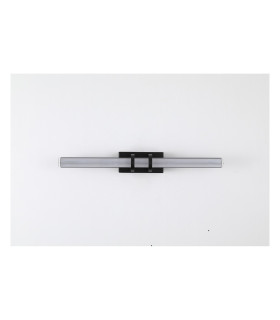 Parma LED Wall Lamp Matt Black Metal & Clear Glass-2