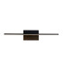 Amalfi LED Wall Lamp IP44 Matt Black Metal-1