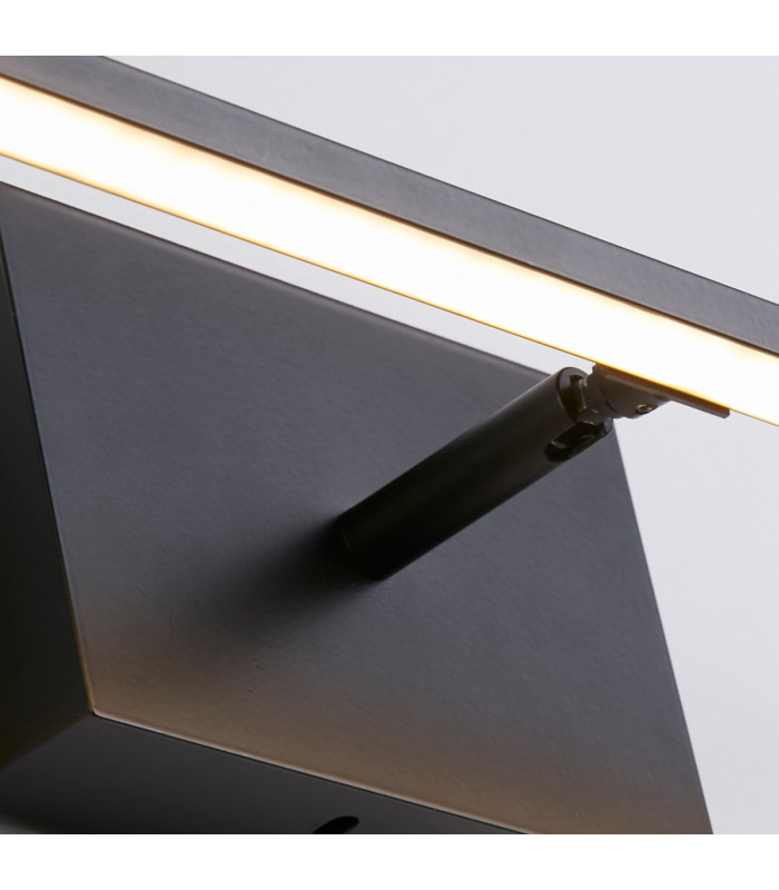 Amalfi LED Wall Lamp IP44 Matt Black Metal-3