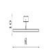 Amalfi LED Wall Lamp IP44, Matt Black Metal