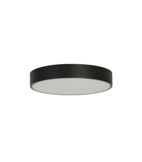 Palma LED Flush Light Black Polycarbonate with White Diffuser-2