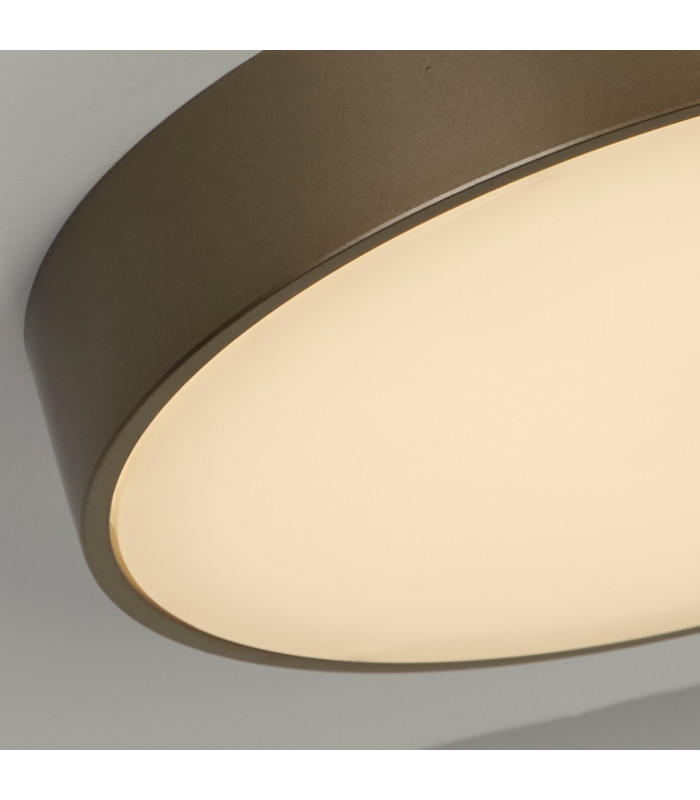 Palma LED Flush Light Bronze Polycarbonate with-3