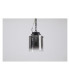 Sweden 1 Light Flush Light Ceiling Light - Matt Black & Smoked Glass-2