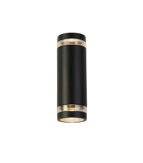 Austin Outdoor Up Down Wall Lamp Black-1