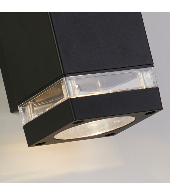 Houston Outdoor Up Down Wall Lamp Black-3