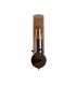 Sweden II 1 Light Wall Lamp Mocha Metal & Amber Glass-2
