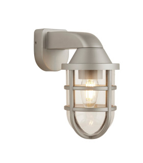 Seaside Outdoor Wall Lantern Silver Plastic-1