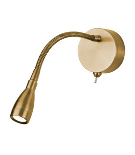 Flexy LED Adjustable Wall Lamp -Satin Brass-1